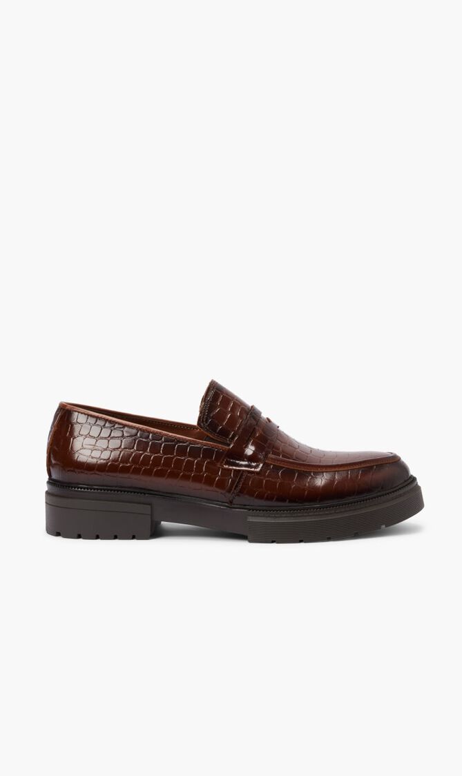 Animal Skin Loafers