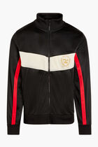 Chevron Track Jacket With Piping