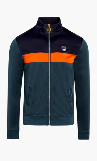 Retro Zip Up Track Jacket