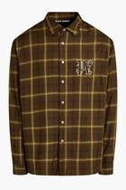 PA MONOGRAM SHIRT LS BROWN OFF WHITE