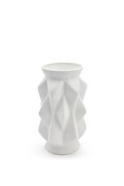 JNR ACCORDION MEDIUM VASE - WHITE