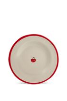 Champs Red Dessert Plate