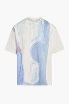 Liquid Print Cotton T-shirt