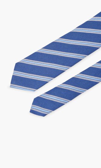 Classic Dual Colored Striped Tie