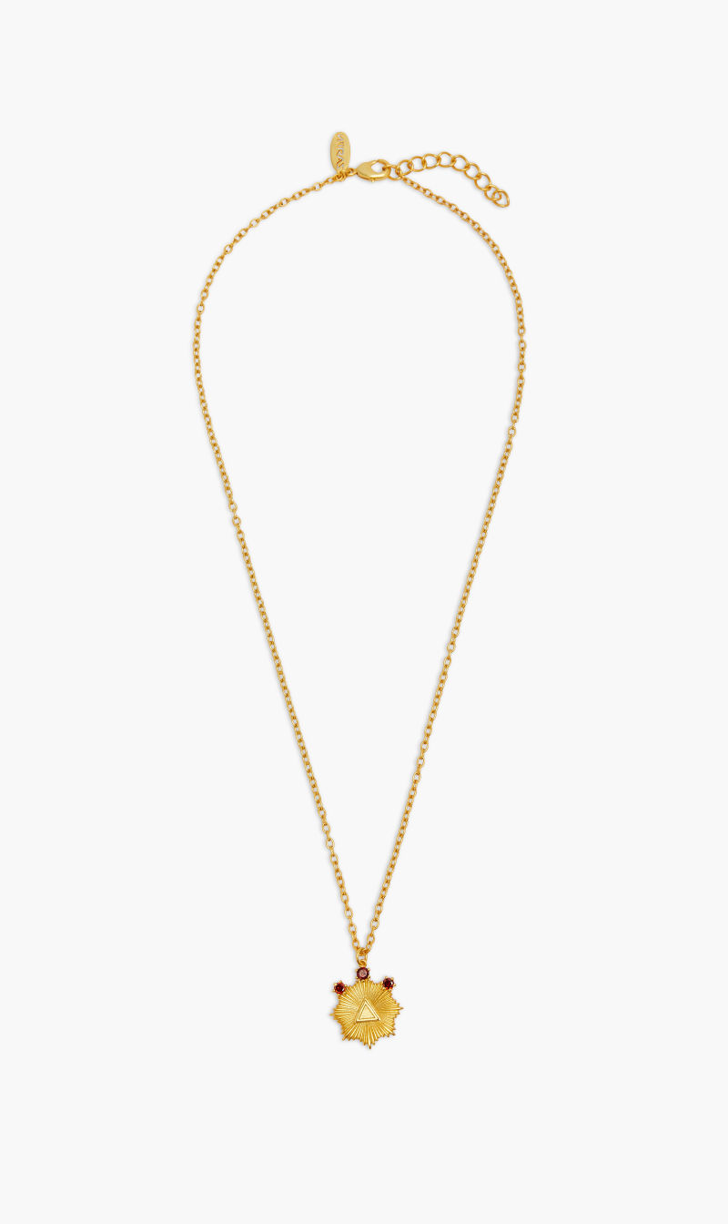 

Zariin Gold Element Of Firenecklace for Women | The Deal Outlet