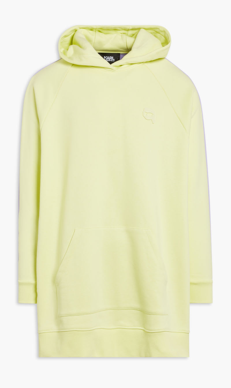 

Karl Lagerfeld Green Ikonik 20 Karl Bicolor Hoodie for Women | The Deal Outlet