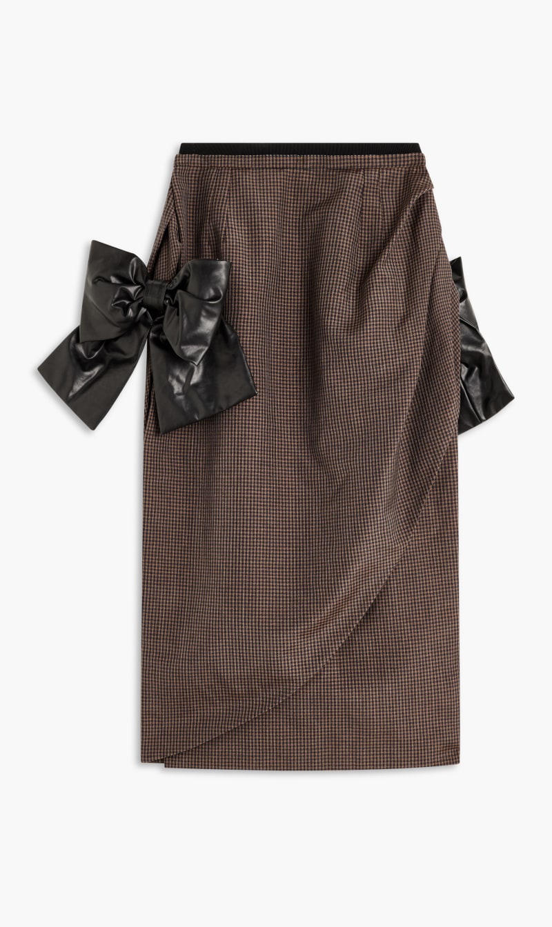 

Maison Margiela Brown Browns Midi Skirt for Women | The Deal Outlet