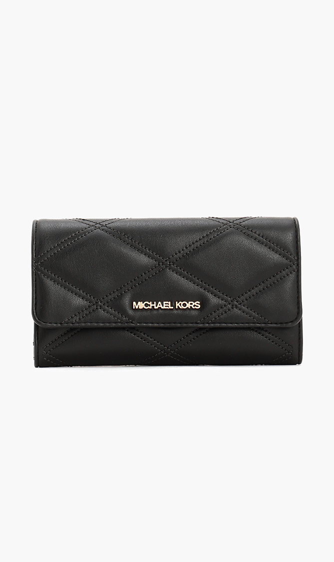 

Michael Kors Jet Set Travel Quilted Long Wallet