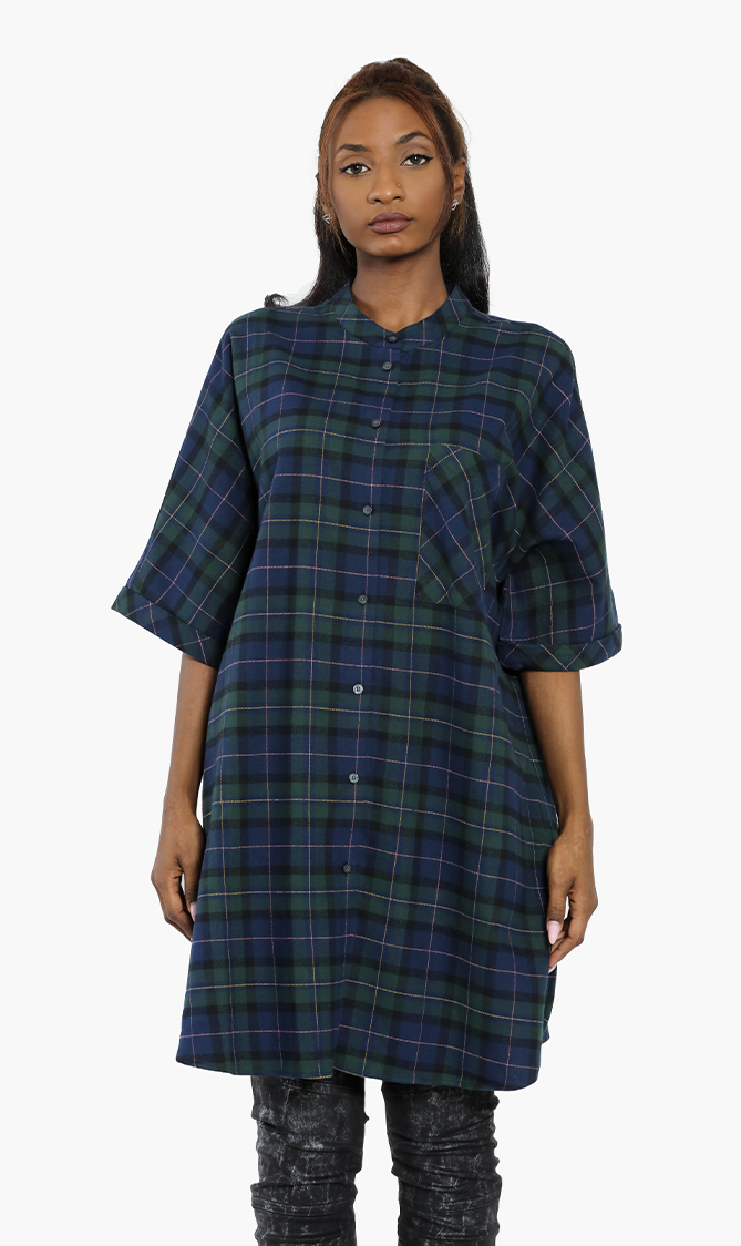 

Plaid Tunic Top