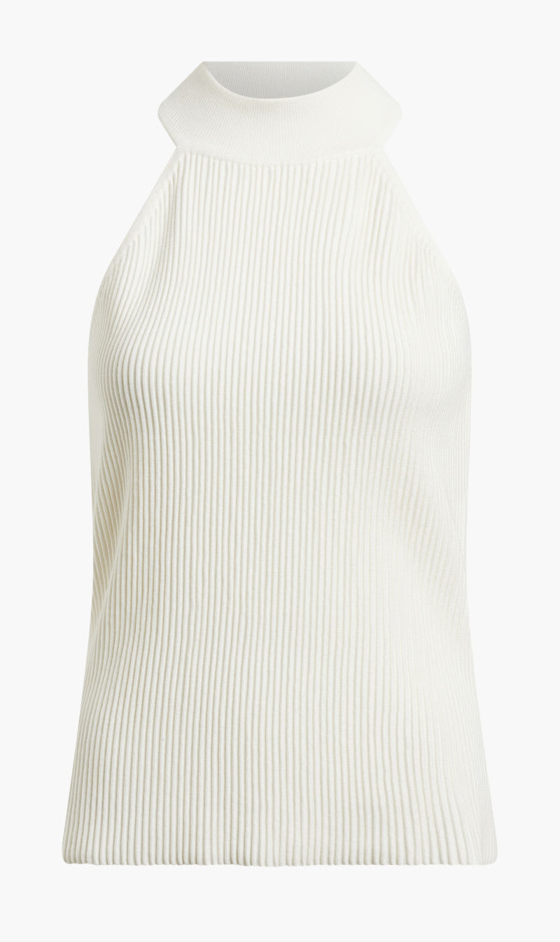 

Guess White Ottoman Tank Top for Women | The Deal Outlet