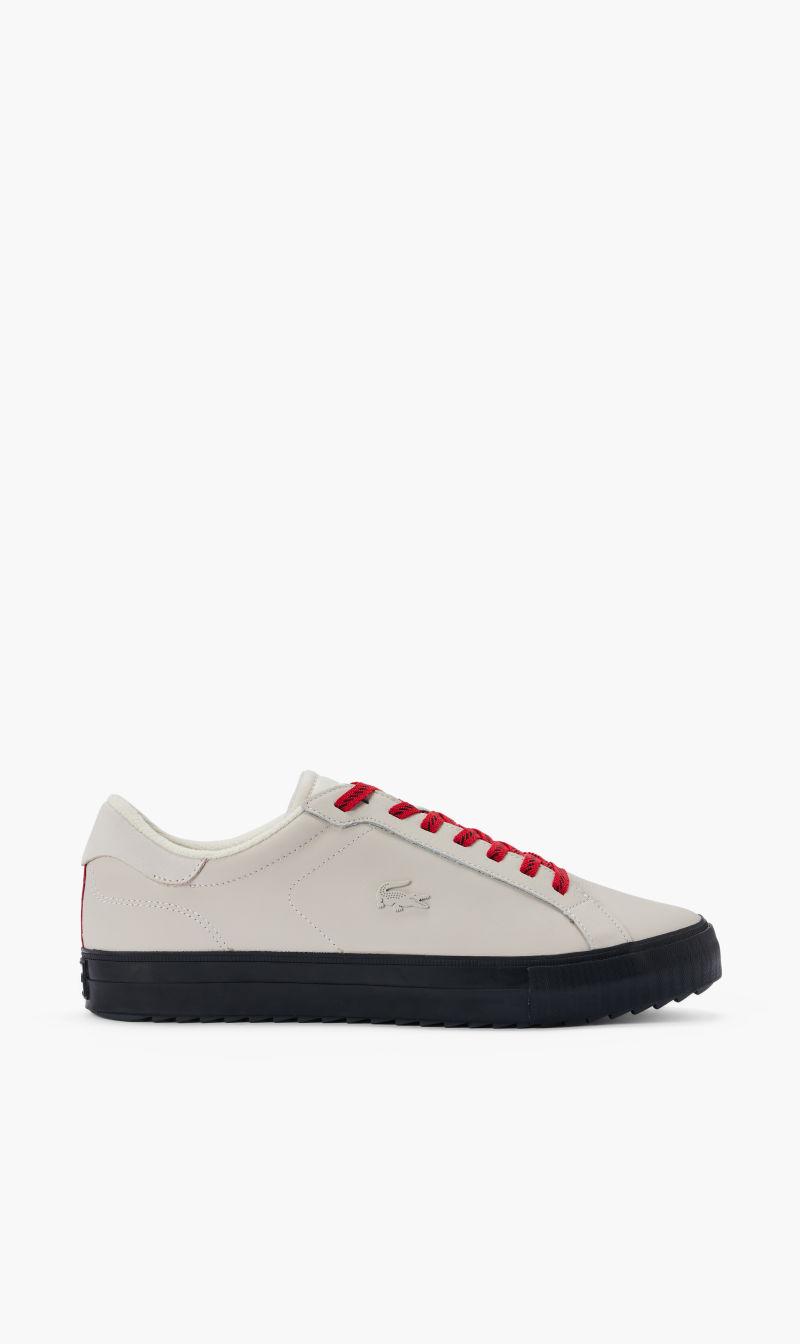 

Lacoste White Powercourt Wntr 223 1 Sma Off Whtblk for Men | The Deal Outlet