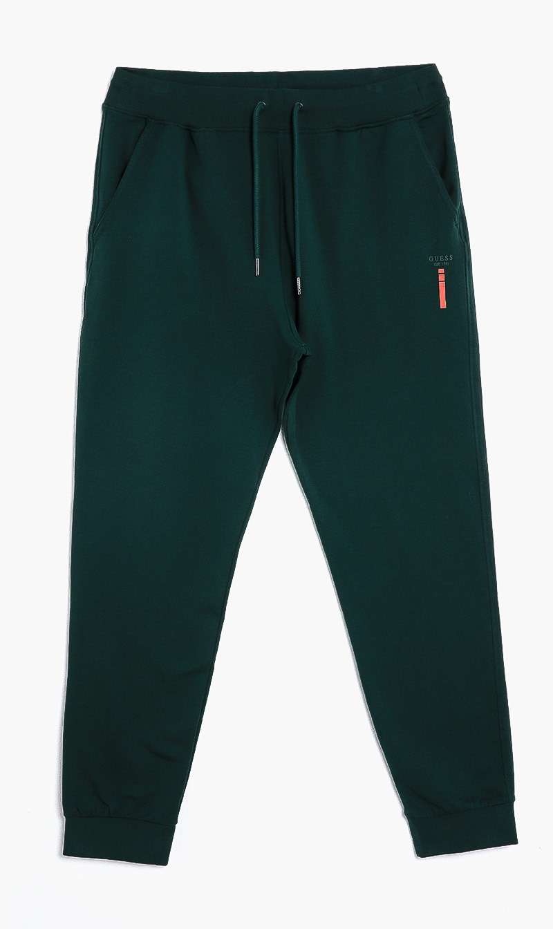 

Adam Solid Brushed Joggers, Green