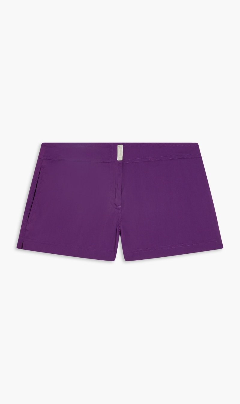 

Vilebrequin Purple Solid Shorts for Women | The Deal Outlet