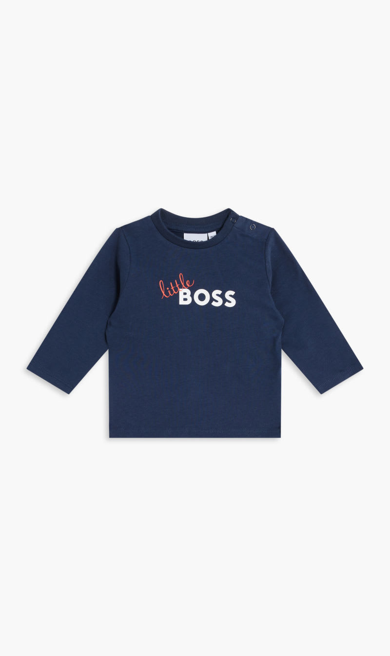 

Hugo Boss Blue Long Sleeve T-shirt for Boys | The Deal Outlet