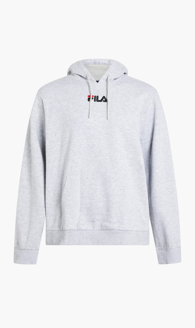 

Fila Grey Henry Embroidered Logo Hoody for Men | The Deal Outlet