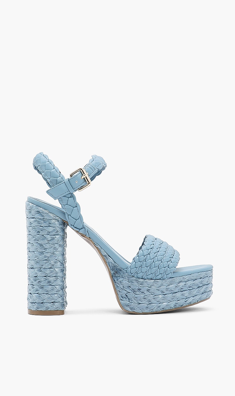 

Gabela Platform Block Heels, Blue