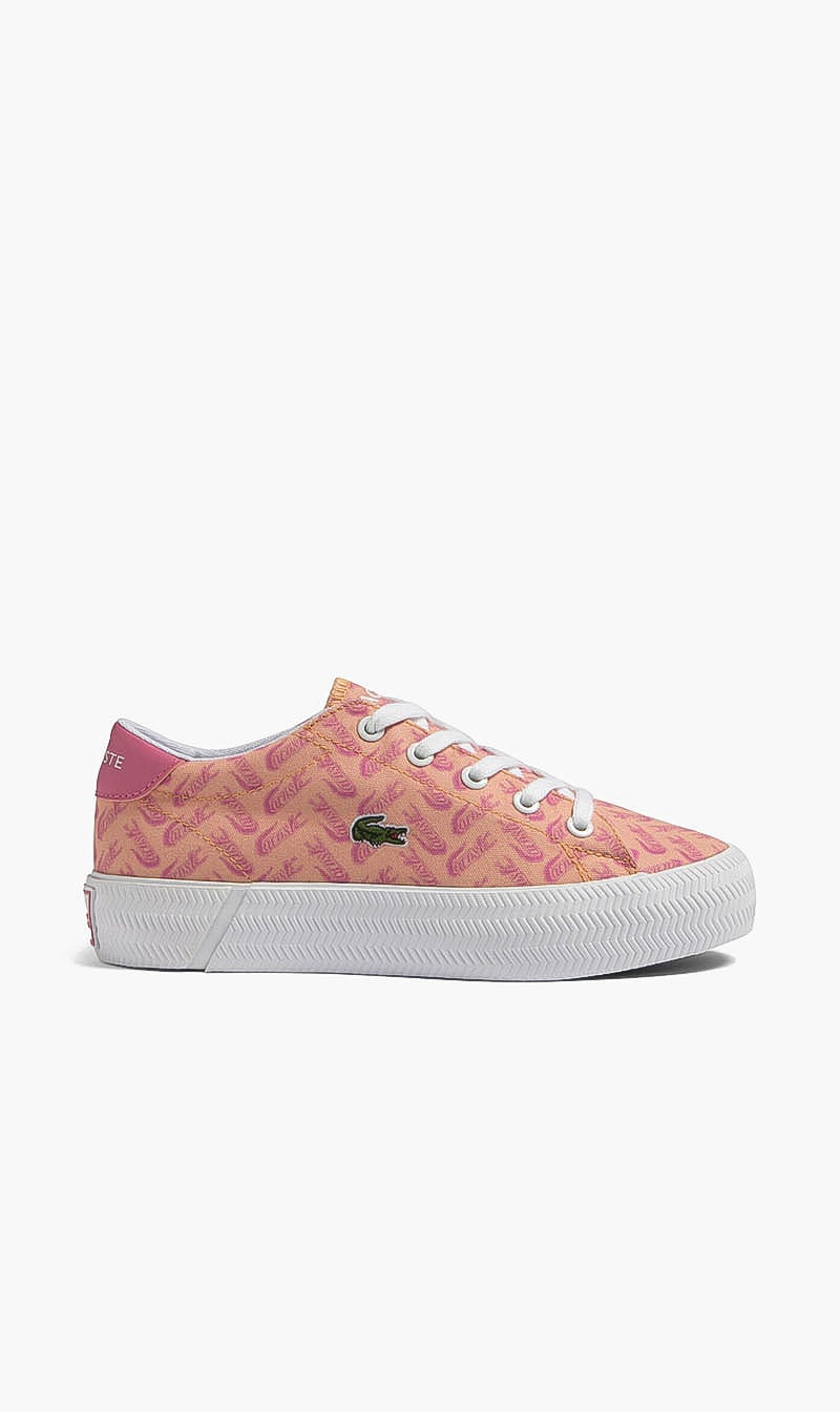 

Lacoste Orange Gripshot Lace Sneakers for Girls | The Deal Outlet