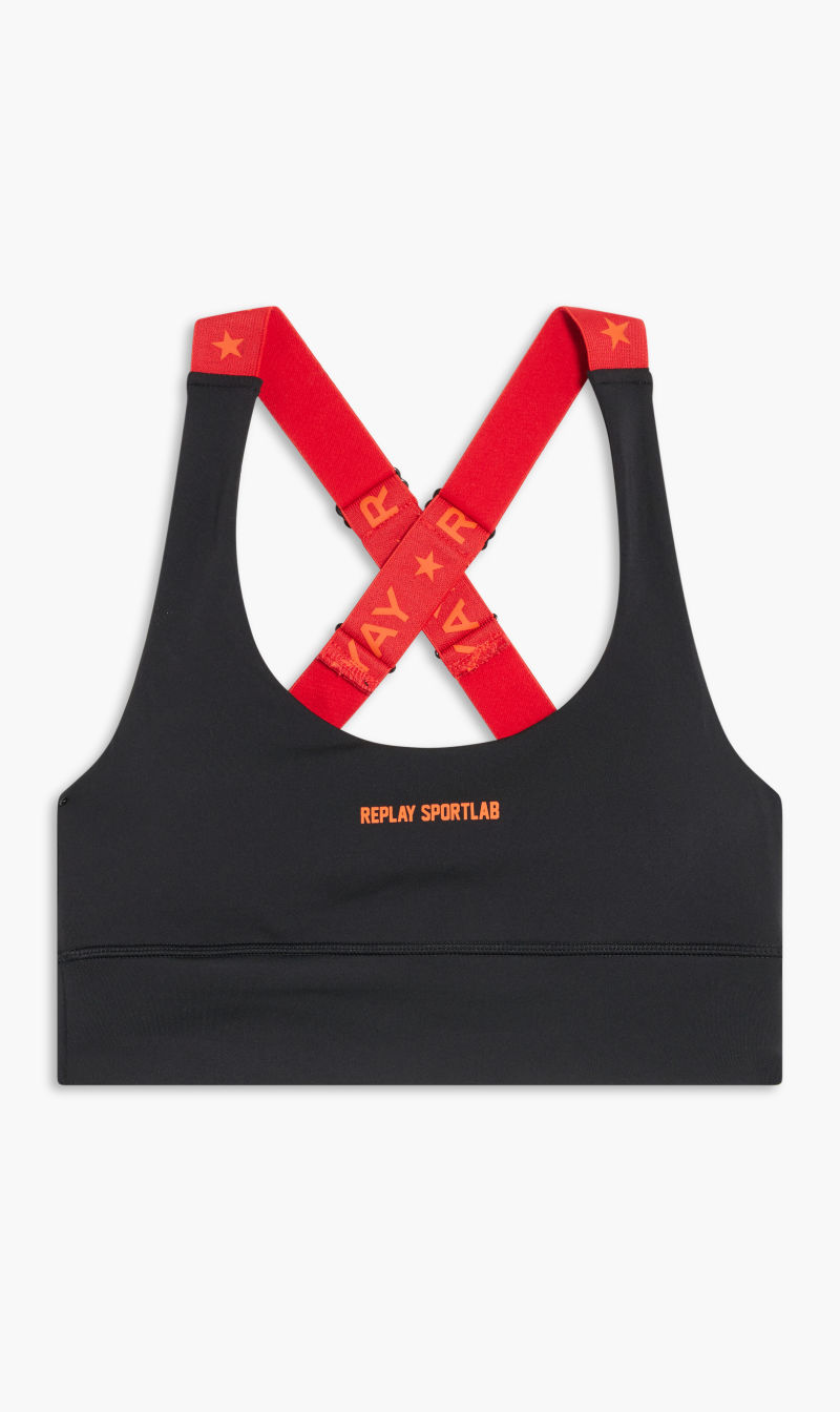 

W Sports Bra 20175802 Blackred 93, Red