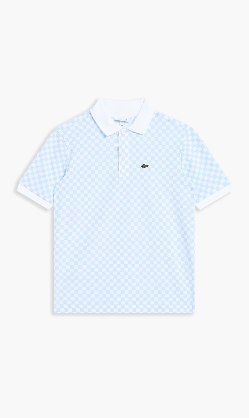 

Lacoste White Short Sleeved Ribbed Collar Shirt for Kids | The Deal Outlet