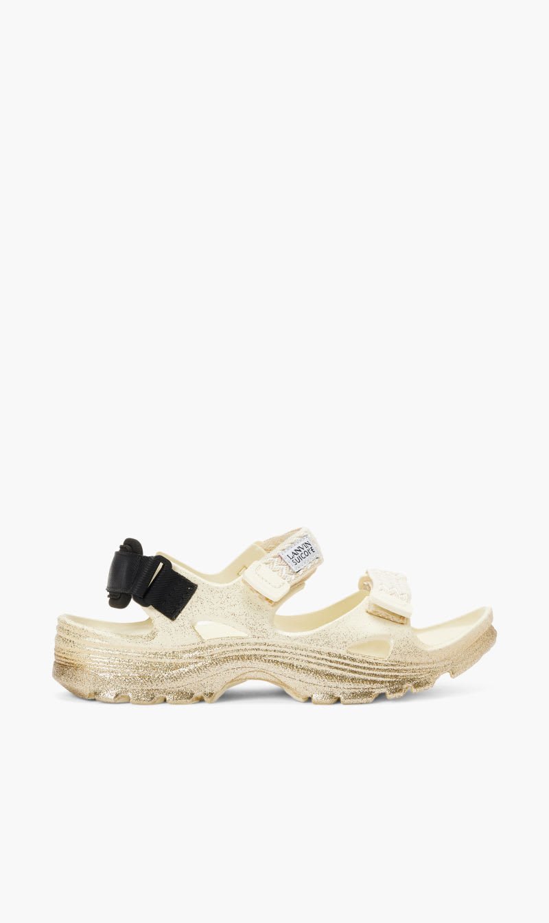 

Lanvin White Lanvin X Suicoke Sandals Curb Laces for Men | The Deal Outlet