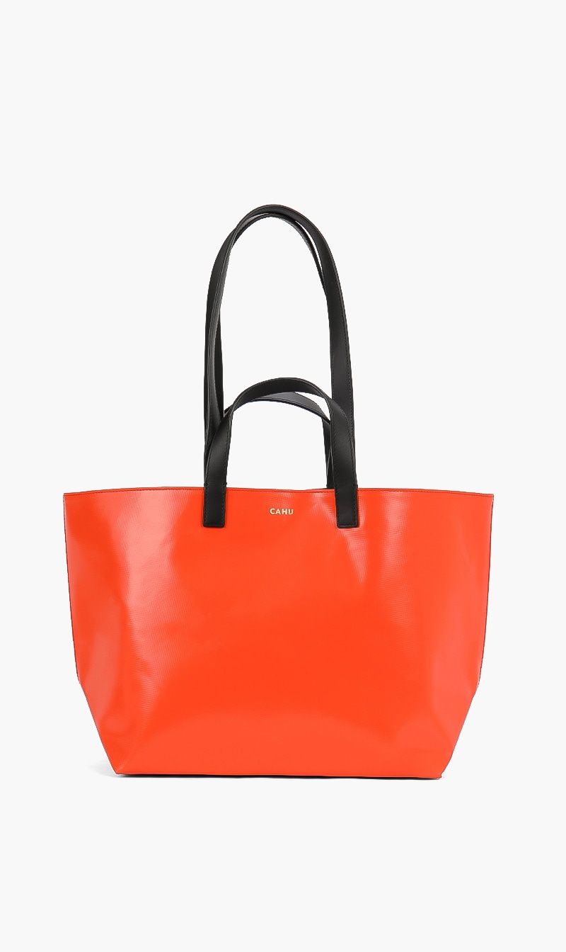 

Cahu Orange Pratique Small Tote Bag for Women | The Deal Outlet