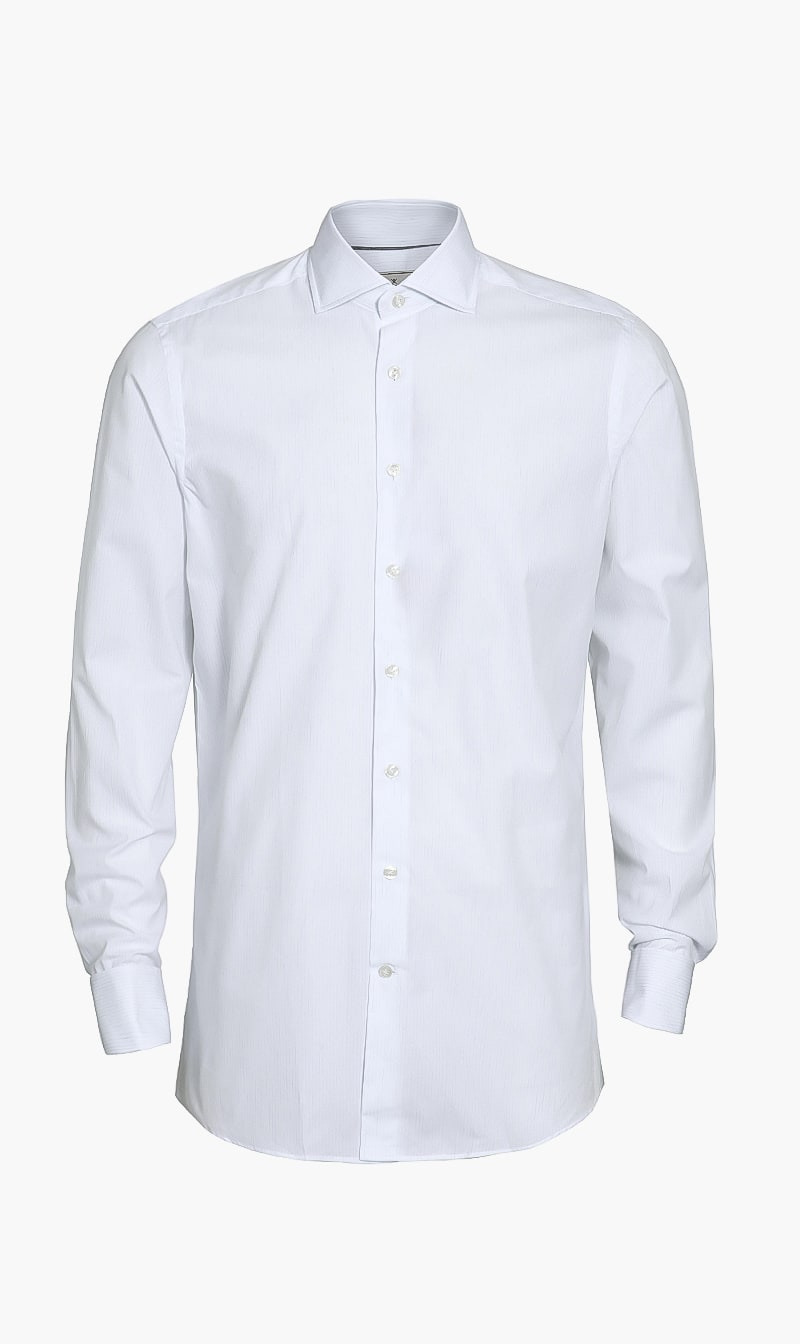 

Hackett London White J Fit Stripes Shirt for Men | The Deal Outlet