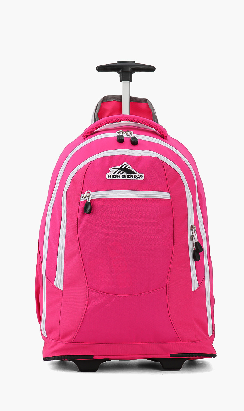 

Flamingo Wheeled Backpack, Pink