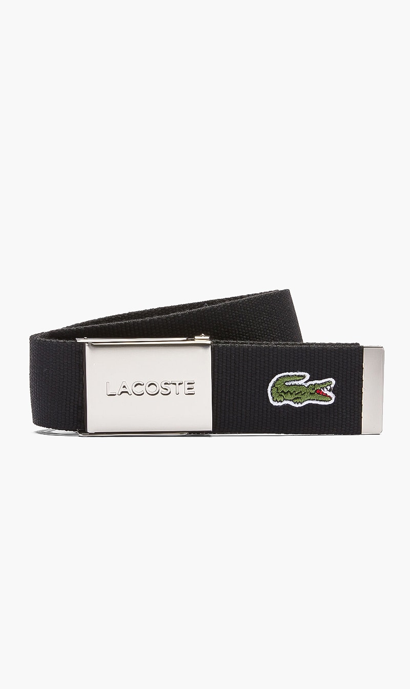 

Woven Maroon Belt, Black