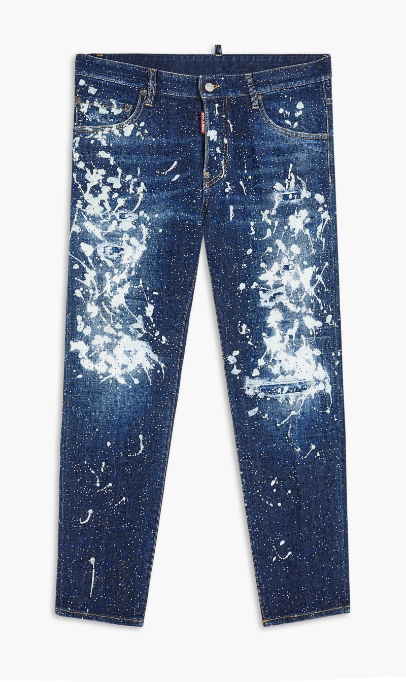 

Dsquared2 Blue Retro 5 Pocket Pants for Men | The Deal Outlet