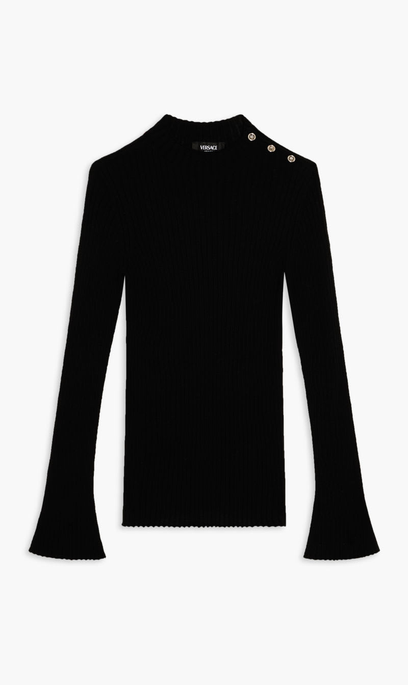 

Versace Black Knit Sweater for Girls | The Deal Outlet