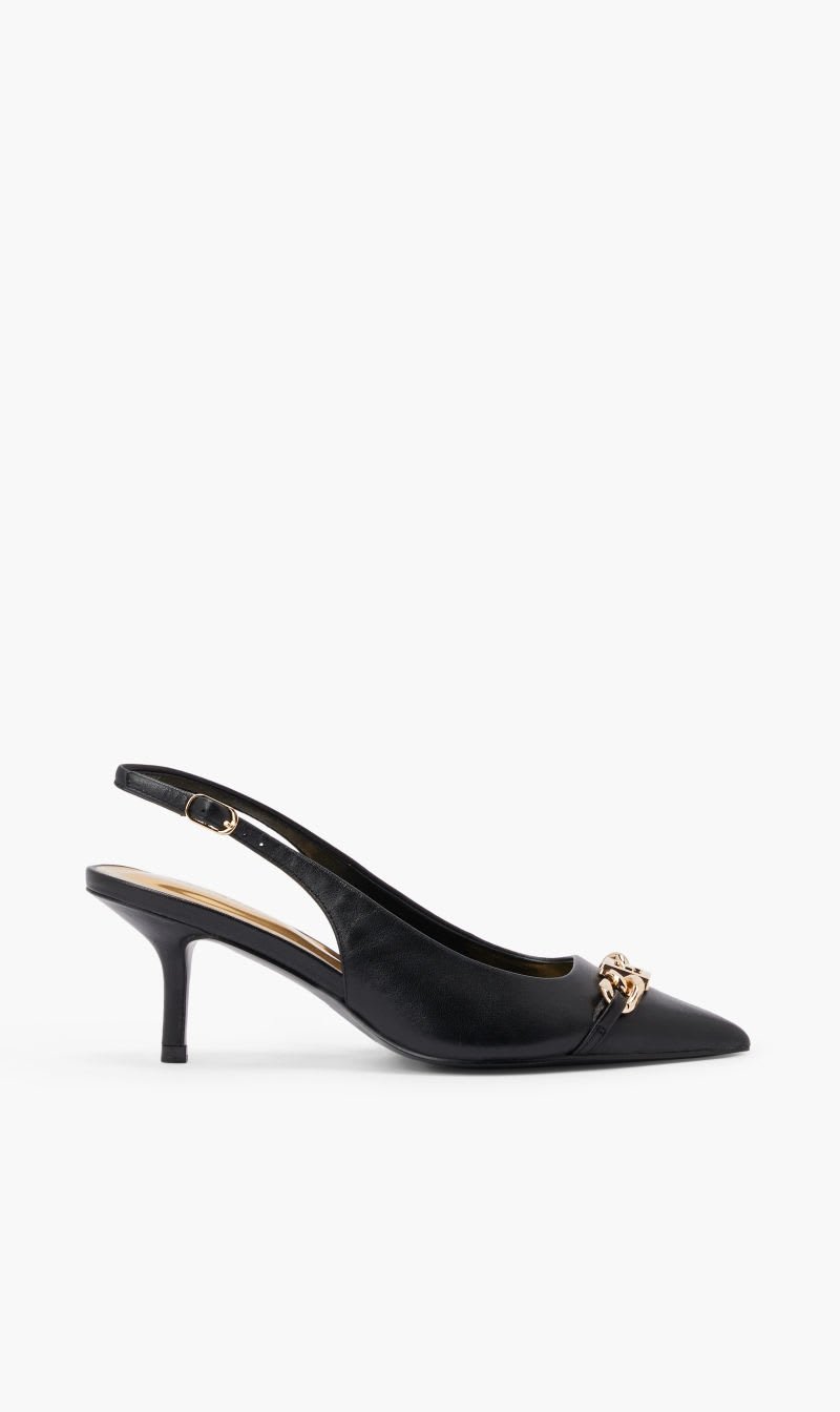 

Guess Black Sdina Slingback Sandals for Women | The Deal Outlet