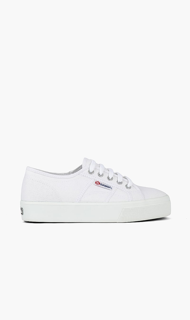 

Superga White Mid Platform Sneakers | The Deal Outlet