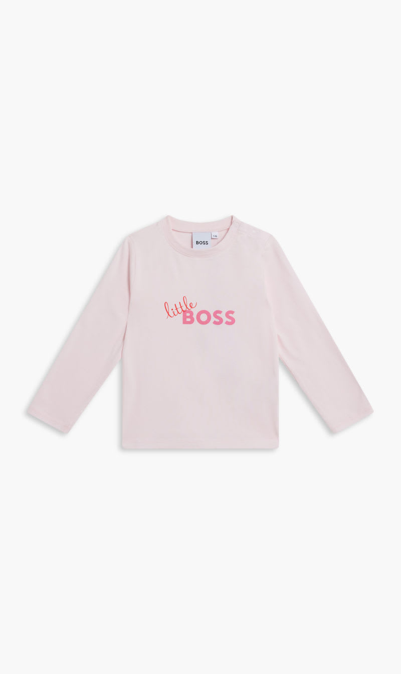 

Hugo Boss Pink Long Sleeve T-shirt for Girls | The Deal Outlet