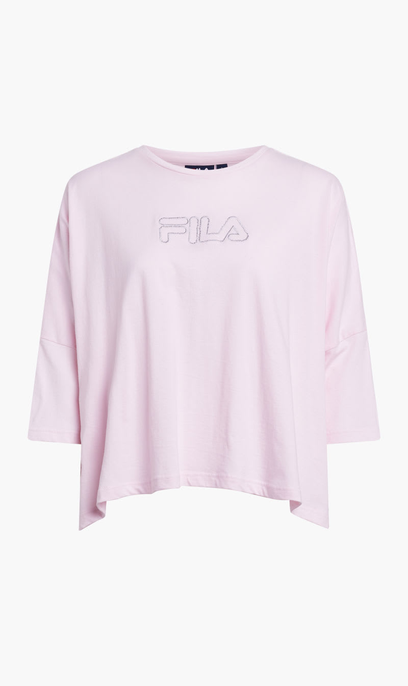 

Fila Pink Selea Crew Neck Tshirt for Women | The Deal Outlet