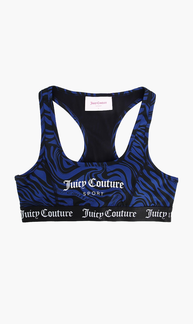 

Hunter Printed Sports Bra, Blue