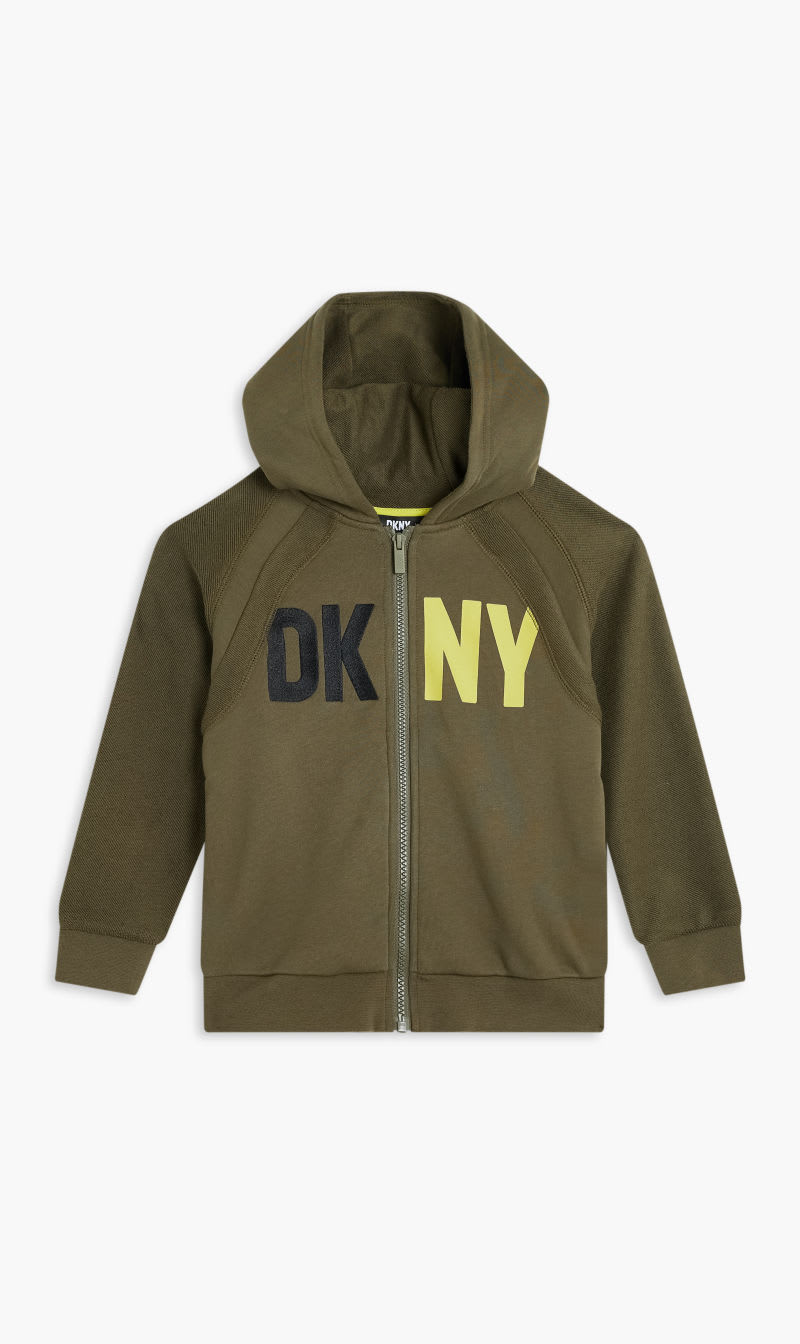 

Dkny Brown Hoodie for Boys | The Deal Outlet