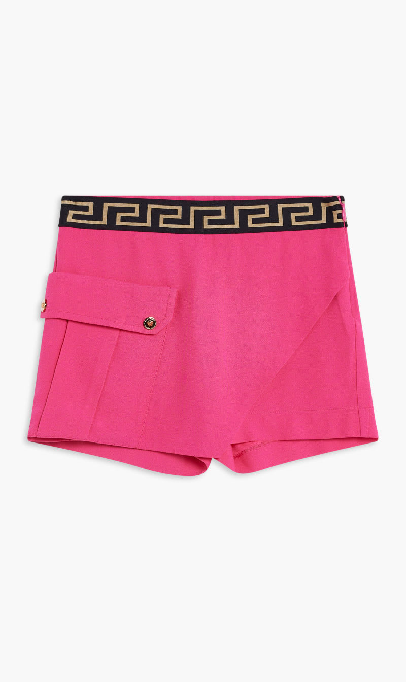 

Versace Pink Shorts Ever Satin for Girls | The Deal Outlet