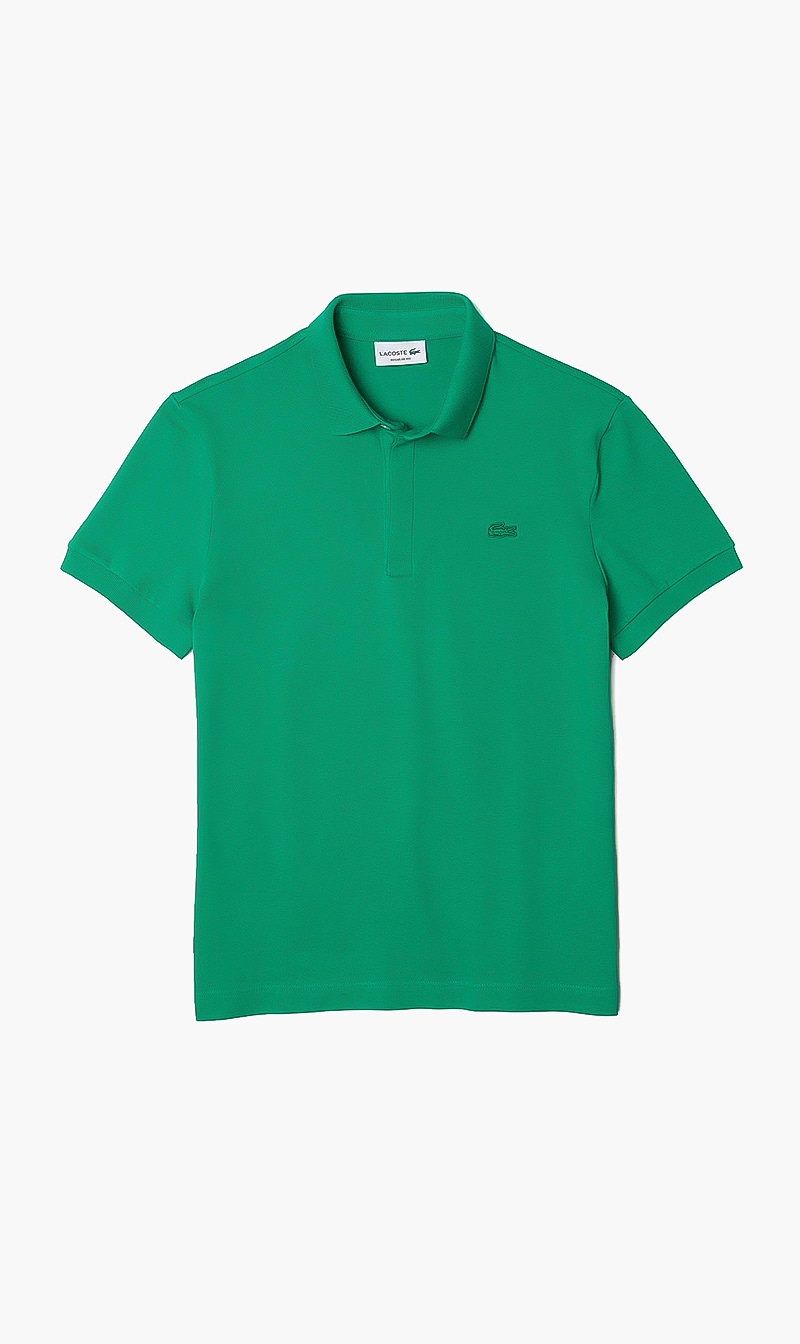 

Lacoste Green Paris Stretch Regular Fit Polo Shirt for Men | The Deal Outlet