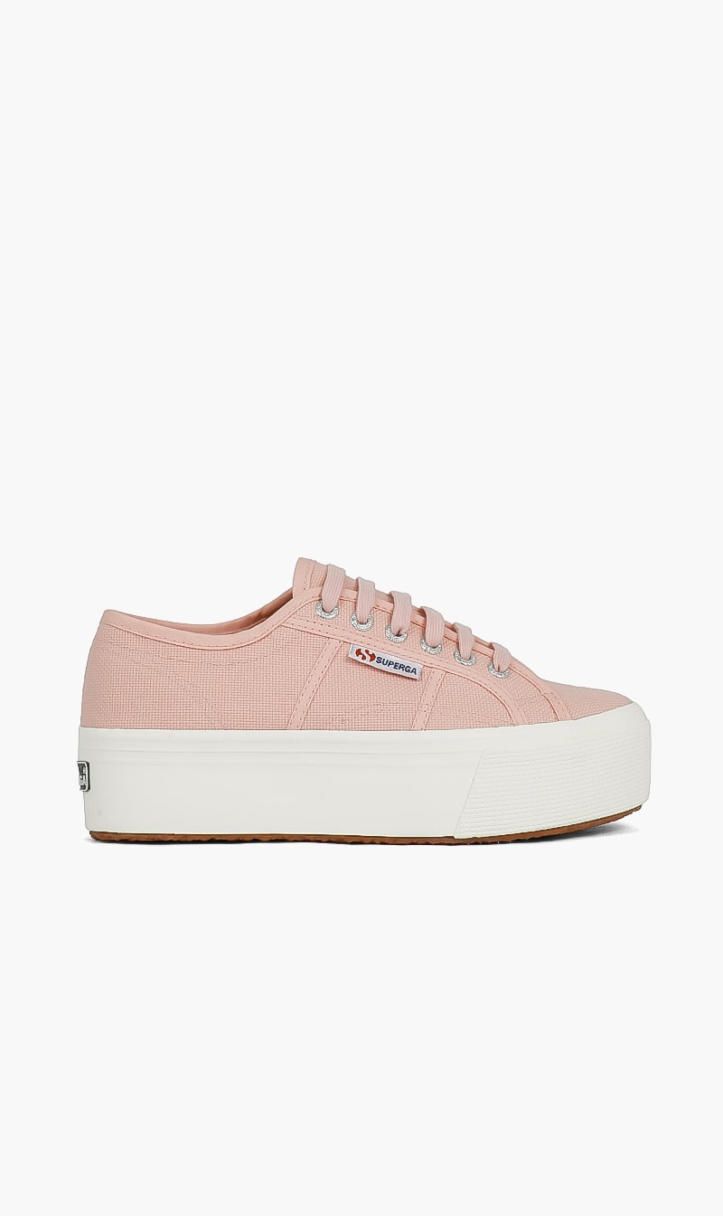 

Superga Orange Cotw Linea Platform Sneakers for Women | The Deal Outlet