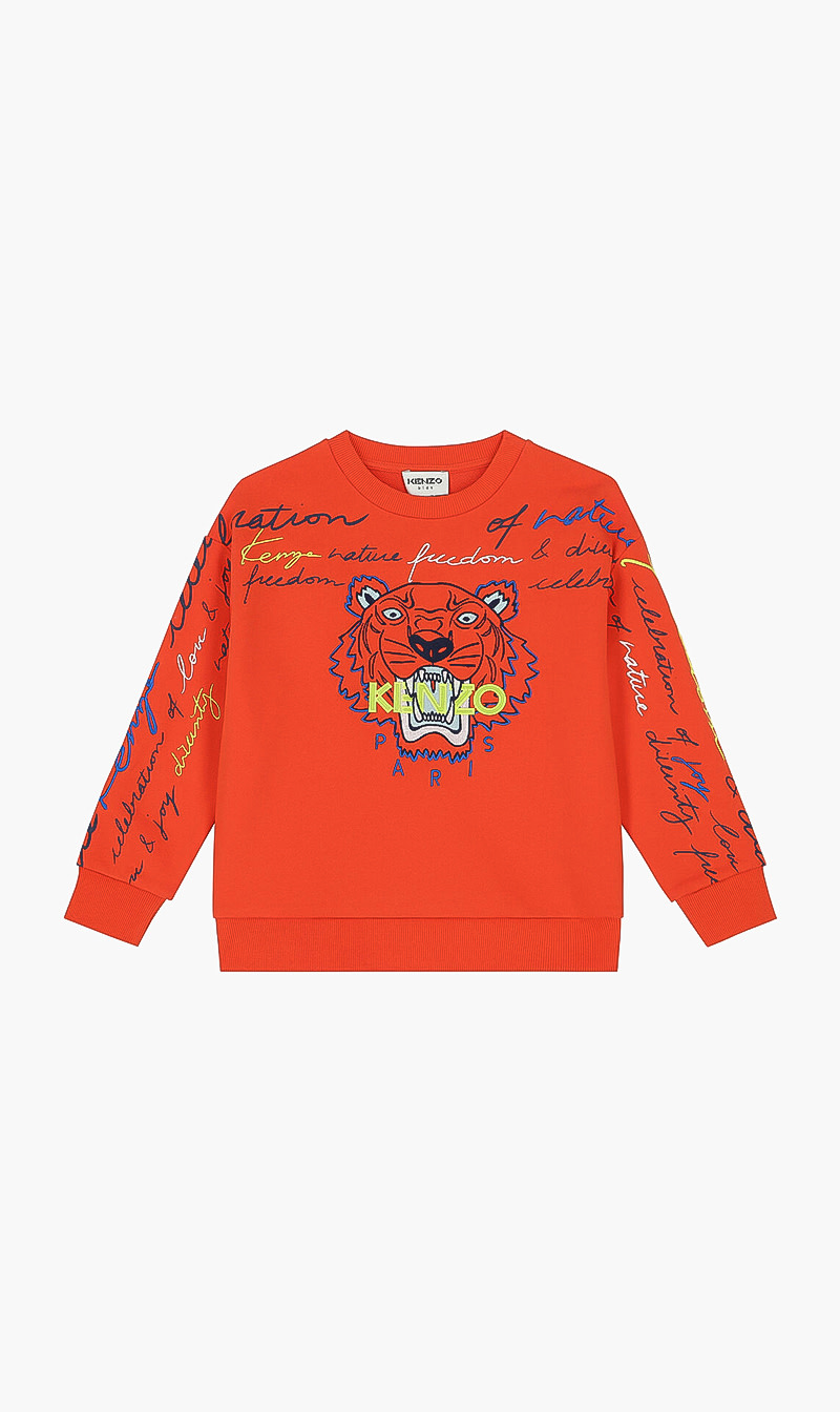 

Tiger Print Sweatshirt