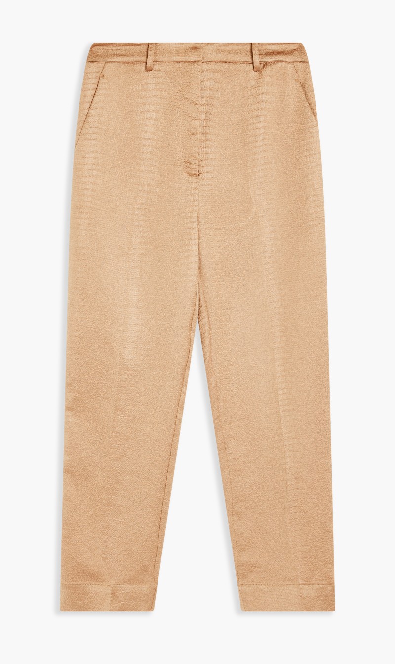 

Guess Beige Alejandra Ribbed Pants for Women | The Deal Outlet