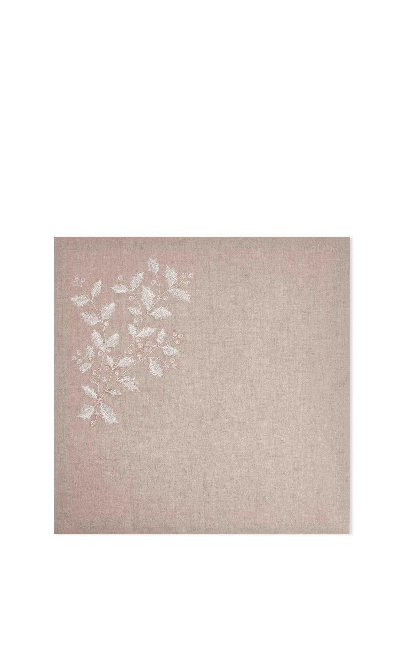 

Cdu Natural Christmas Mistletoe Napkin 46 X 46