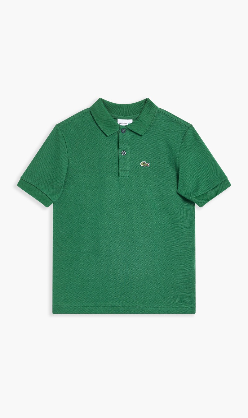 

Lacoste short sleeved ribbed collar shirt | the deal outlet, Green