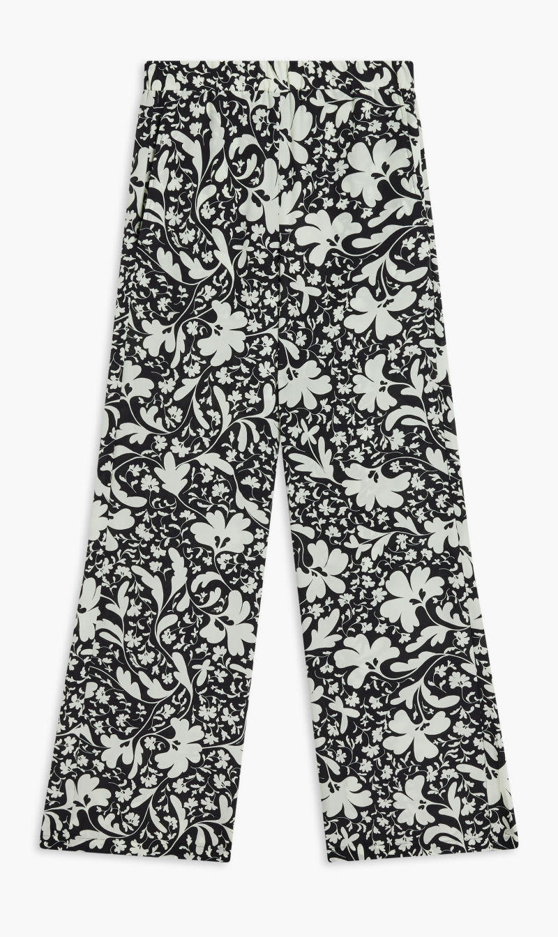 

Stella Mc Cartney Black Flower Print Trousers for Women | The Deal Outlet