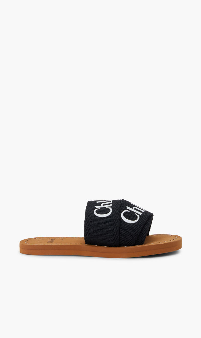 

Chloe Black Aqua Slides for Girls | The Deal Outlet