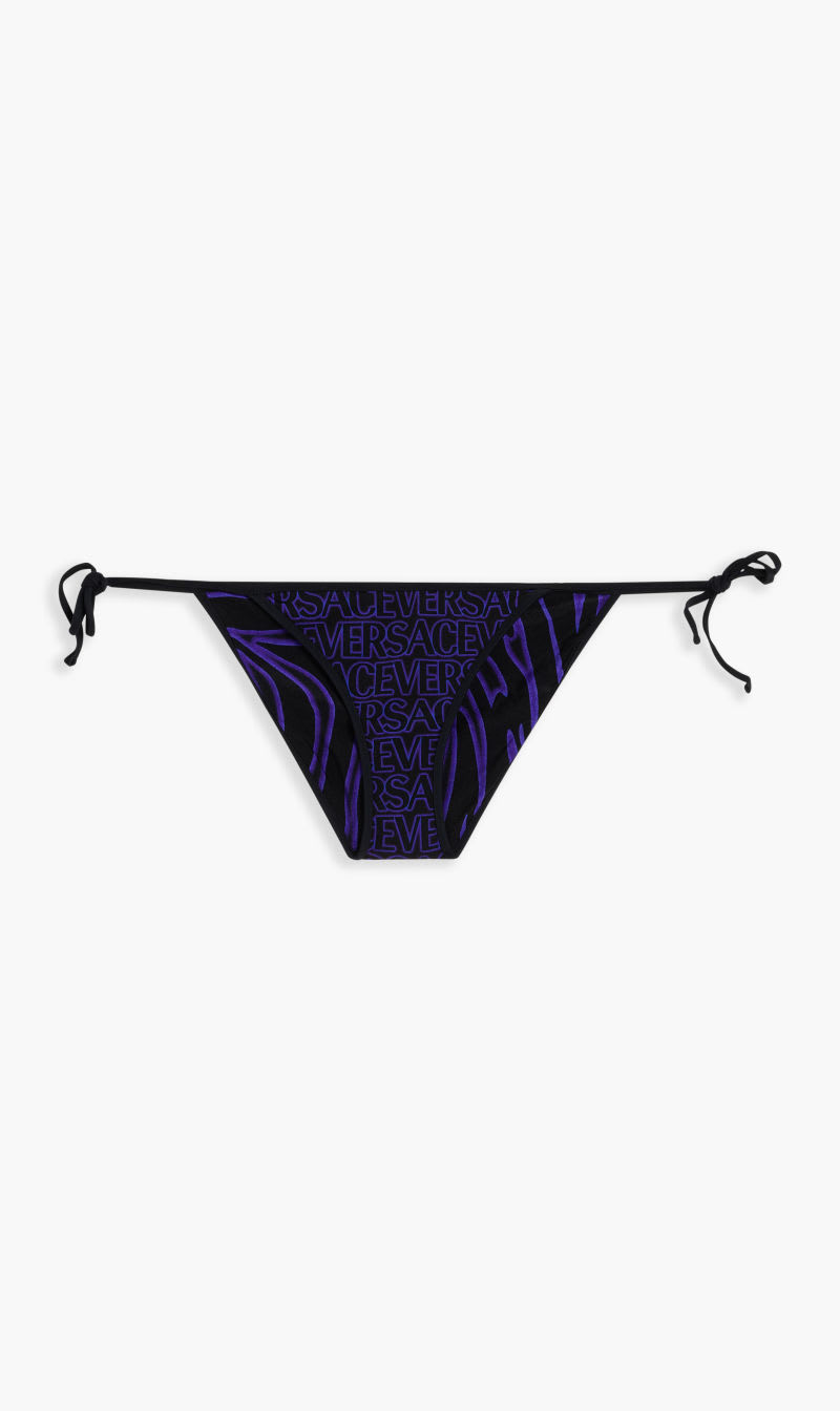 

Versace Purple Swim Slip Reversible Lycra Miranda Zebra+versace Versace for Women | The Deal Outlet