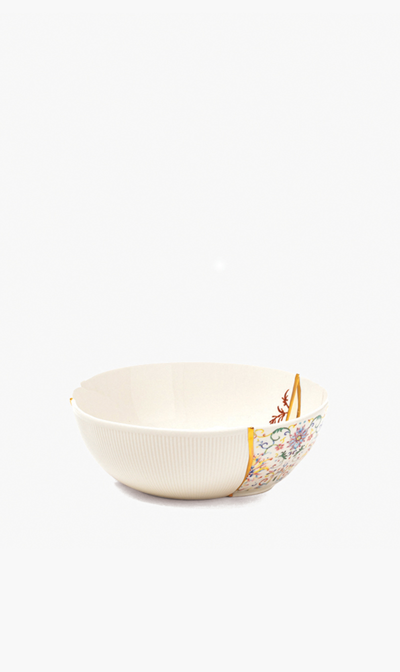 

Kintsugi N1 Salad Bowl, White