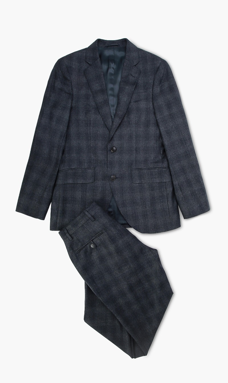 

Hackett London Grey Tonal Chequered Suit Jacket for Men | The Deal Outlet