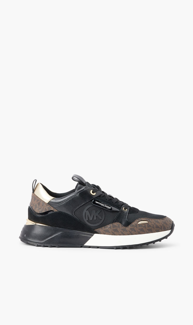 

Michael Kors Black Theo Trainer for Women | The Deal Outlet