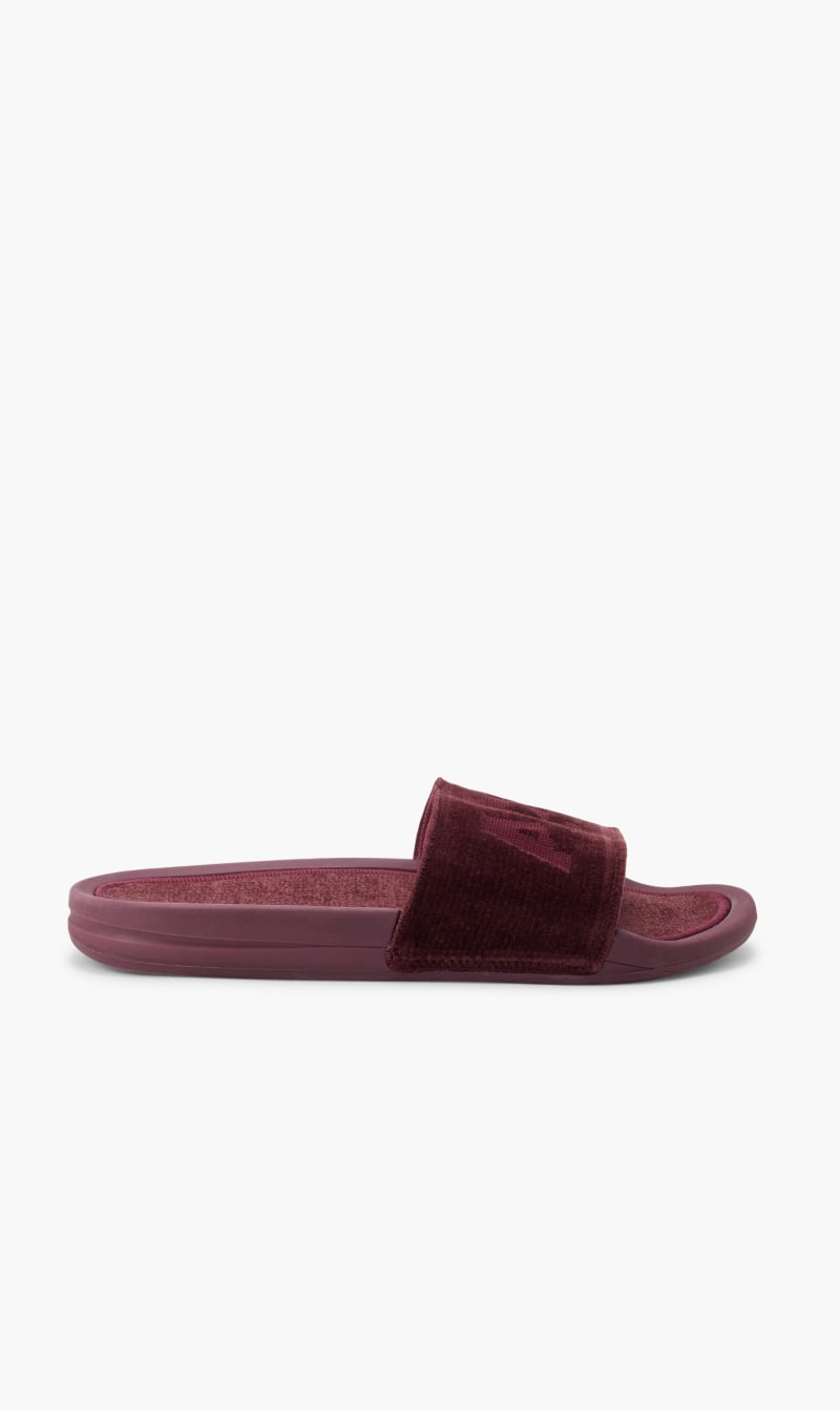 

Athletic Propulsion Labs Brown Techloom Velvet Slide for Men | The Deal Outlet